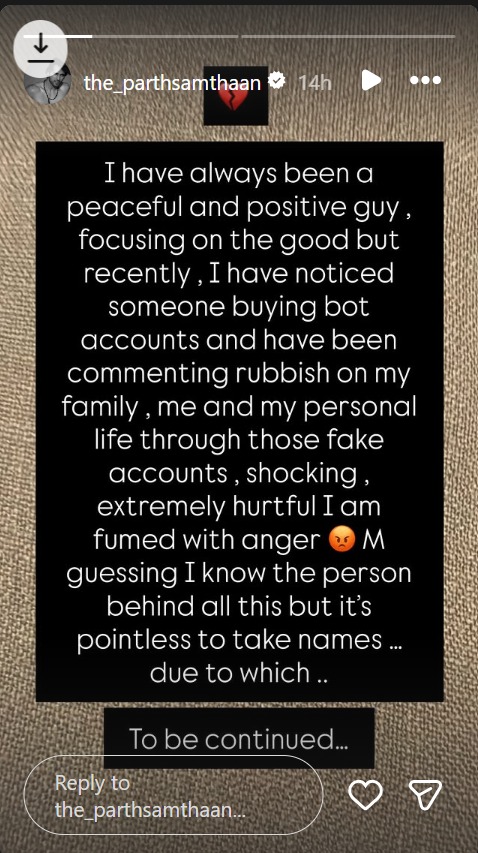 Who Is Targeting Parth Samthaan? Seher Hone Ko Hai Star Takes Social Media Break After Personal Attacks 995053