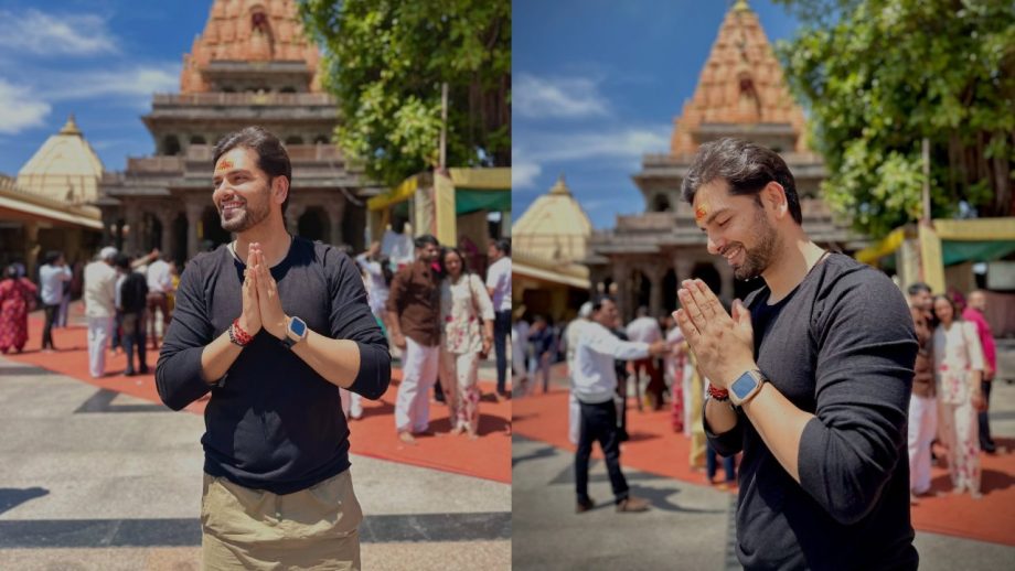 YRKKH's Rahul Sharma Seeks Blessings At