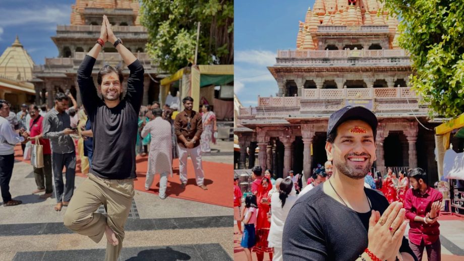YRKKH's Rahul Sharma Seeks Blessings At