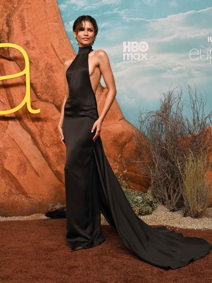 Zendaya Steals The Spotlight At Euphoria Season 3 Premiere, Walks In Daring Backless Trail Gown 993791
