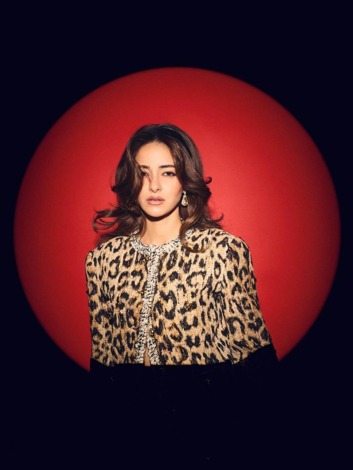 Ananya Panday brings bold energy in a leopard print co-ord with a sharp edge 996706