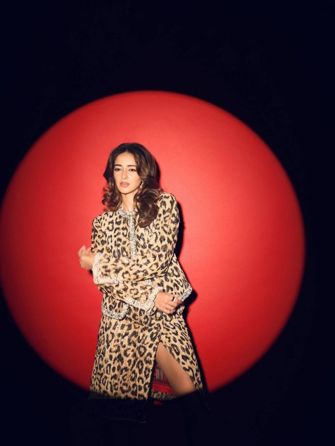 Ananya Panday brings bold energy in a leopard print co-ord with a sharp edge 996710