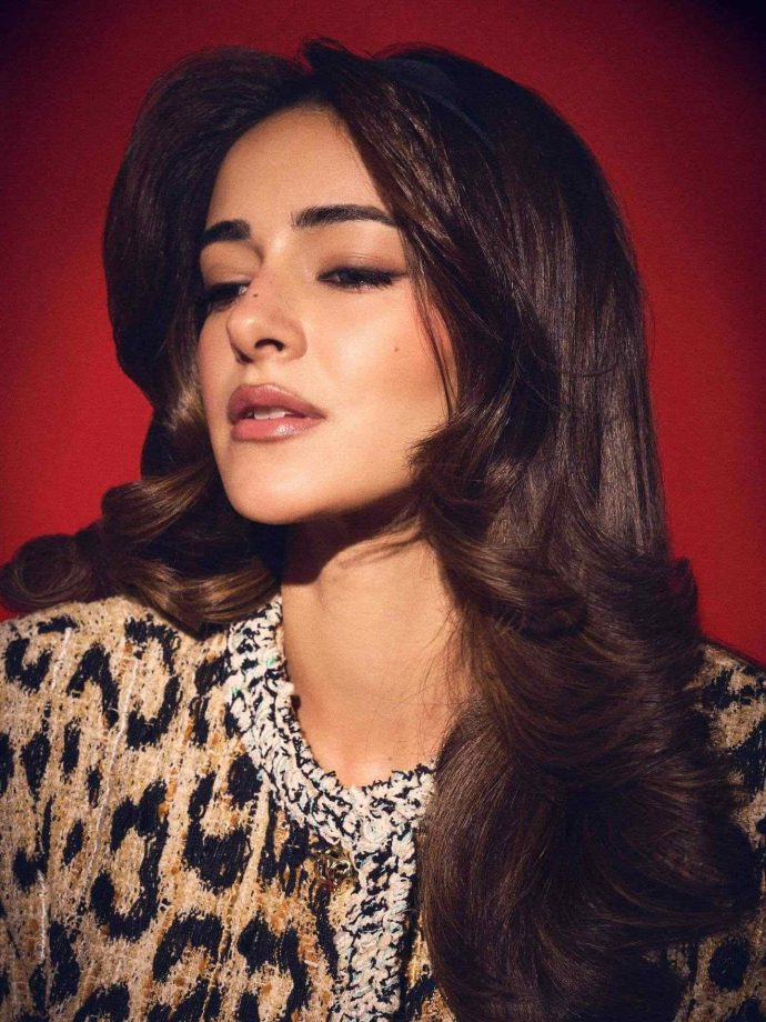 Ananya Panday brings bold energy in a leopard print co-ord with a sharp edge 996712