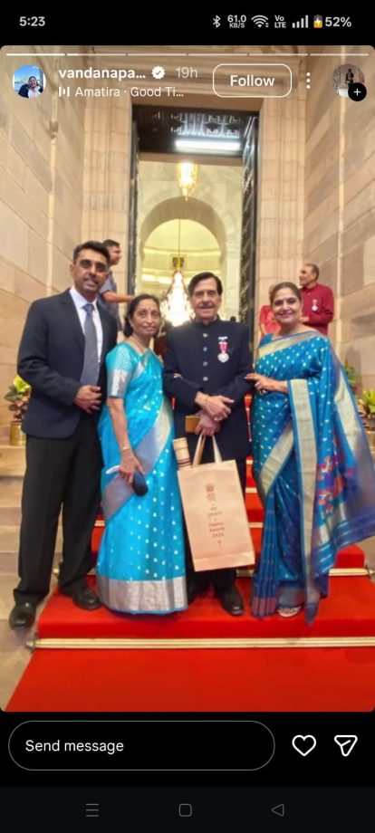 Anupamaa's Bapuji Aka Arvind Vaidya Receives Padma Shri, Daughter Vandana Pathak Shares Proud Moment 998559