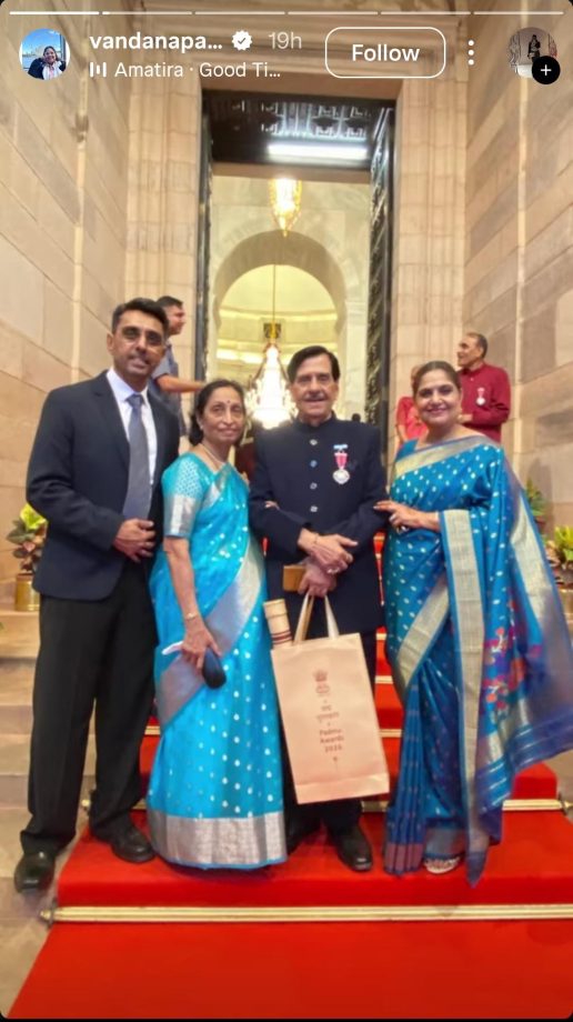 Anupamaa's Bapuji Aka Arvind Vaidya Receives Padma Shri, Daughter Vandana Pathak Shares Proud Moment 998557
