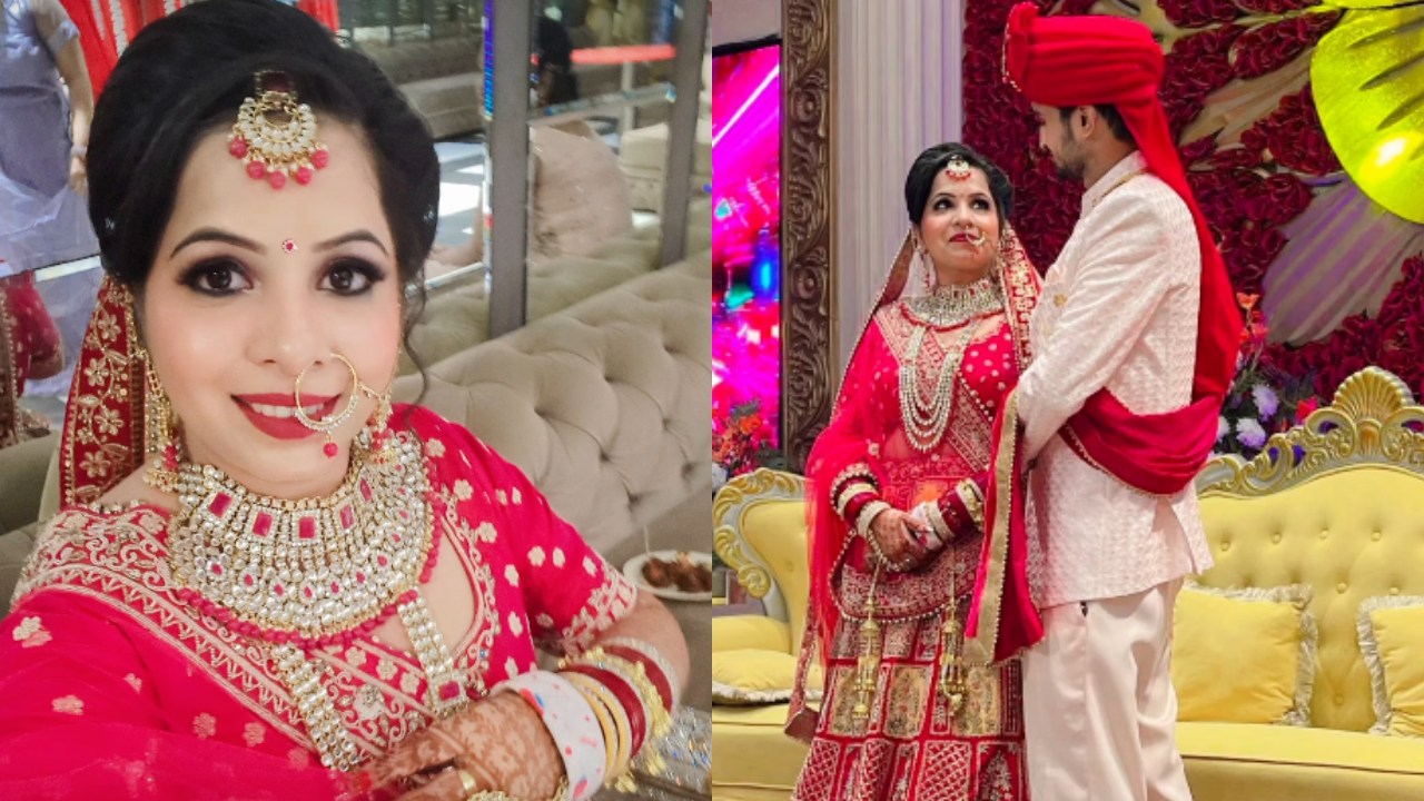 Bigg Boss 11 Fame Dhinchak Pooja Gets Married, Shares A Glimpse Of Her Husband Hiding His Face 998712