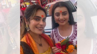 Bigg Boss 18 Besties Shrutika Arjun And Chahat Pandey Reunite, Vibe Together Visiting Siddhivinayak Temple