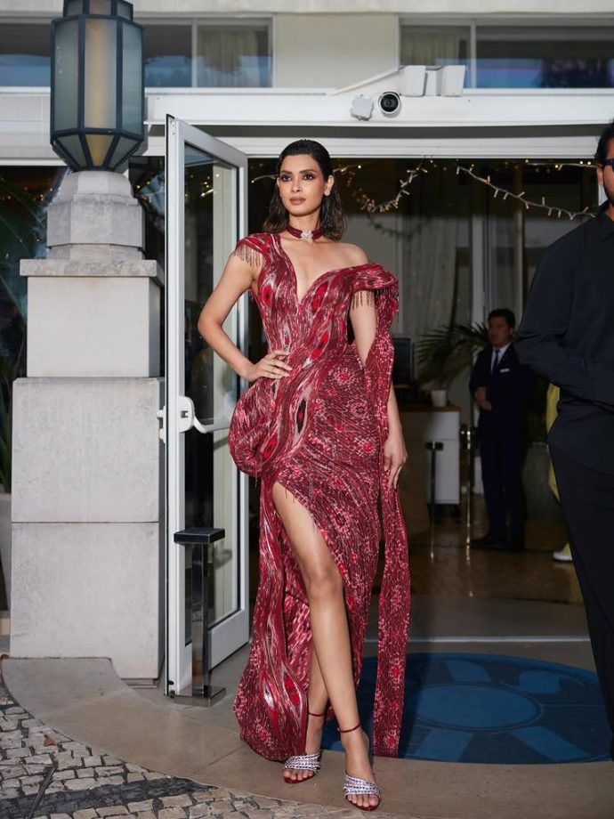 Diana Penty Owns the Night in Daring and Dramatic Red Look 998919