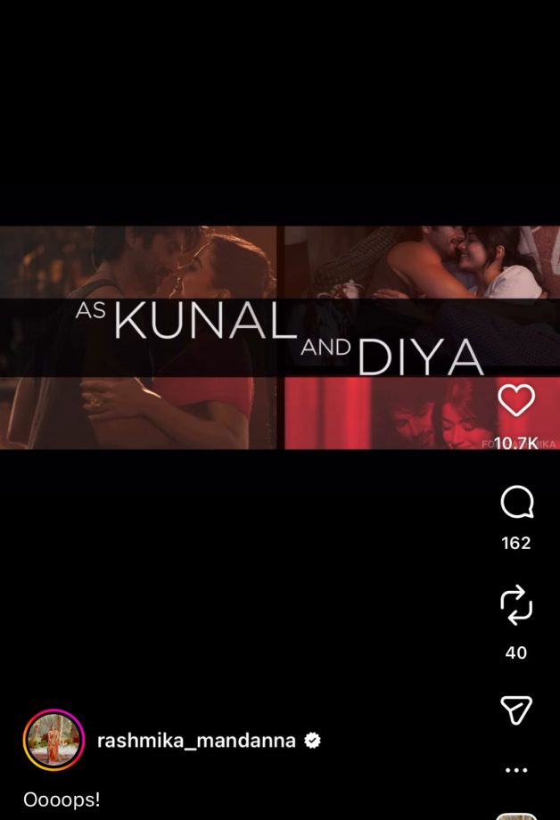 “Fan-Driven Move or Smart Buzz Build-Up? Rashmika Mandanna Shares ‘Tujhko’ Snippet From Cocktail 2 on Instagram for Fans’ Reactions” 997862
