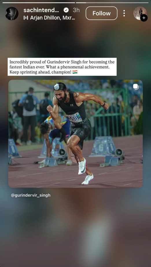Gurindervir Singh Creates History In 100m Sprint, Cricket Legends Yuvraj Singh & Sachin Tendulkar Feel Proud 998448
