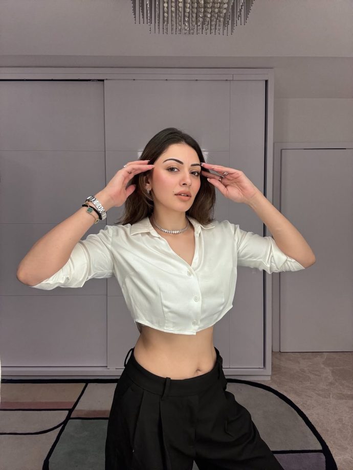 Hansika Motwani Flaunts Her Sculpted Curves In A White Crop Top, Her Easy Style Steals Attention 997502