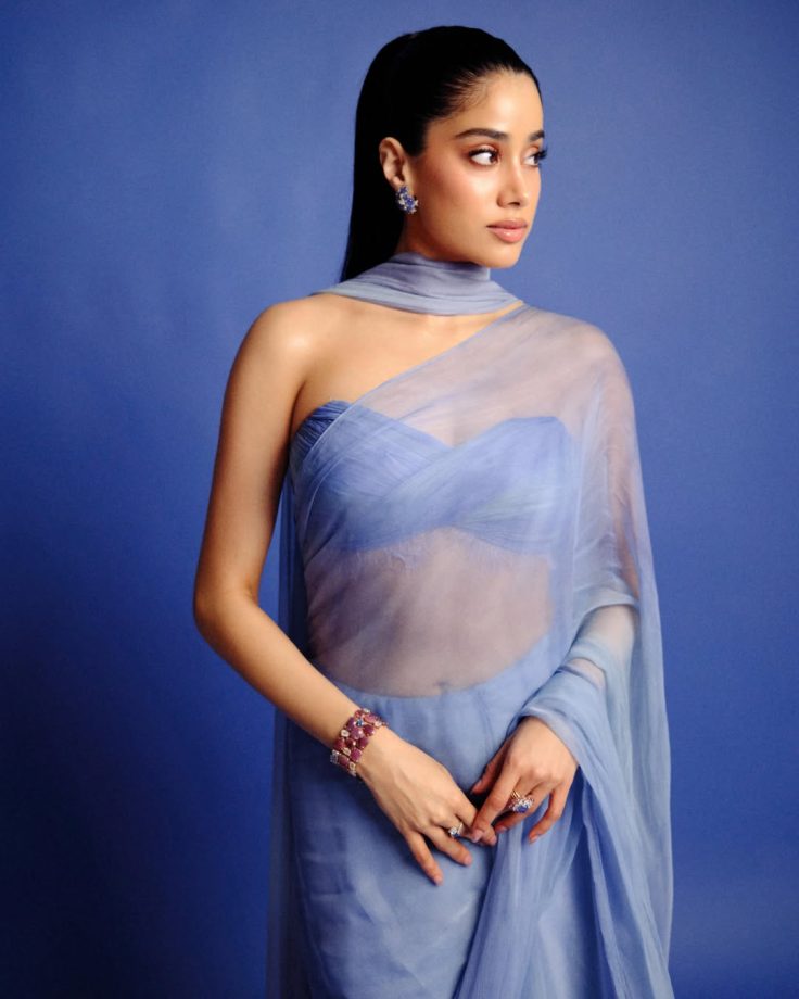 Janhvi Kapoor Brings Back Dreamy Chiffon Sarees At Peddi Trailer Launch 997776
