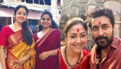 Jyotika Visits Mahalakshmi Temple With Suriya & Ashwini Iyer Tiwari, Celebrates Her New Film "System" Success 998783