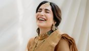 Karishma Tanna’s Gold Kanjeevaram Silk Saree From Her Baby Shower Is Pure Goals—Peek Into The Full Look