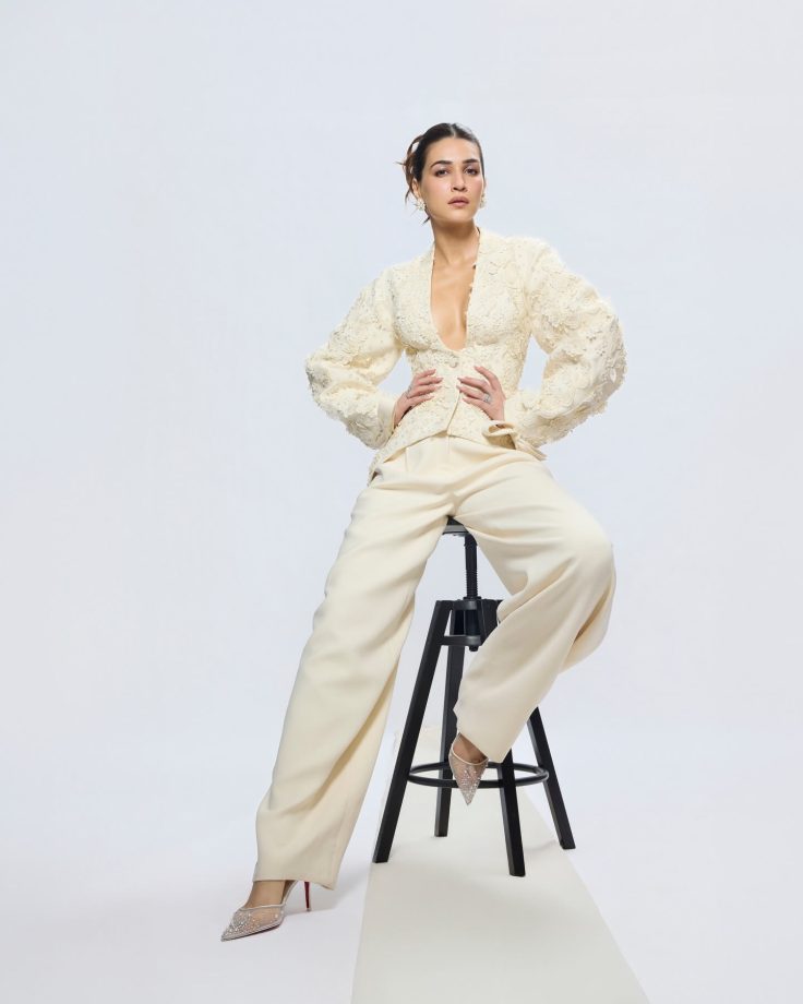 Kriti Sanon Channels Modern Power Dressing in a Refined Ivory Ensemble 998161