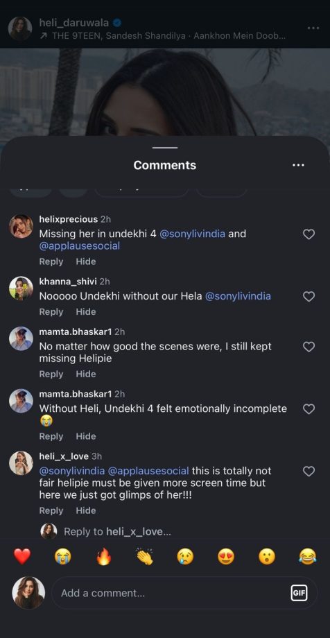 “Missing Geet”: Fans Demand More Of Heli Daruwala After Undekhi Season 4 997899