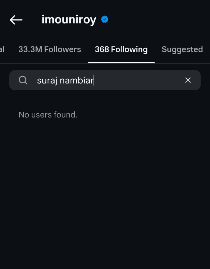 Mouni Roy and husband Suraj Nambiar spark separation rumors after Instagram unfollow move 996909