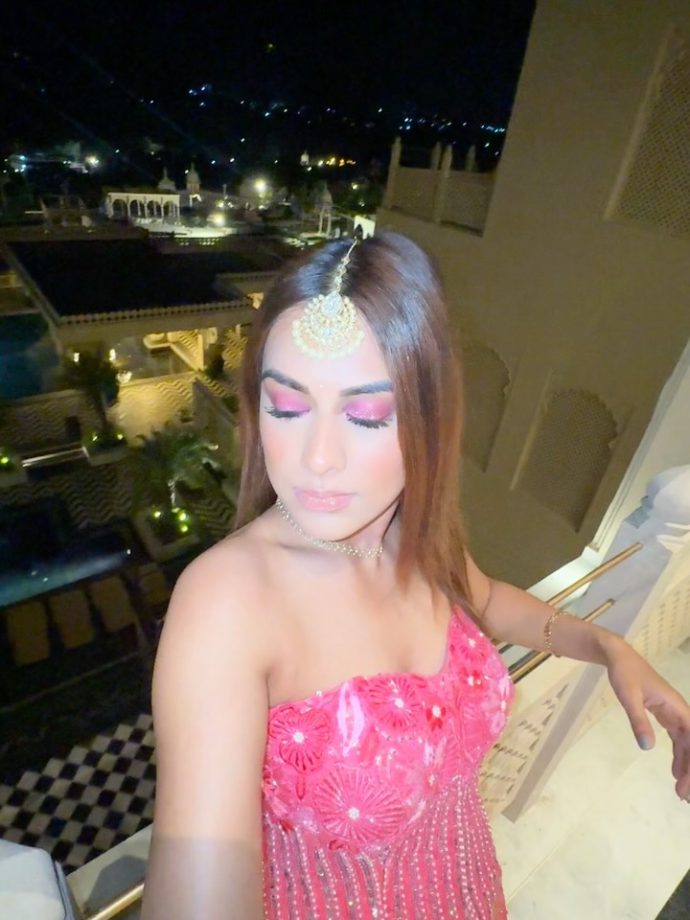 Nia Sharma brings bold glamour to festive fashion in a striking pink lehenga 997635