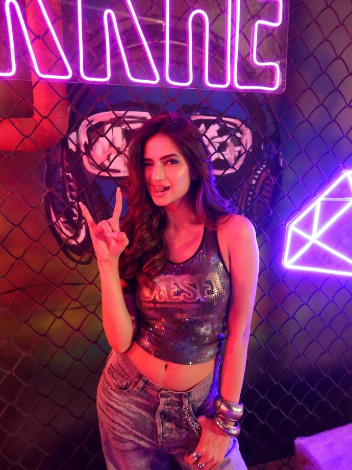 Palak Tiwari Turns Heads in Graphic Crop Top and Baggy Denim Look Ahead of Lukkhe Release 996627
