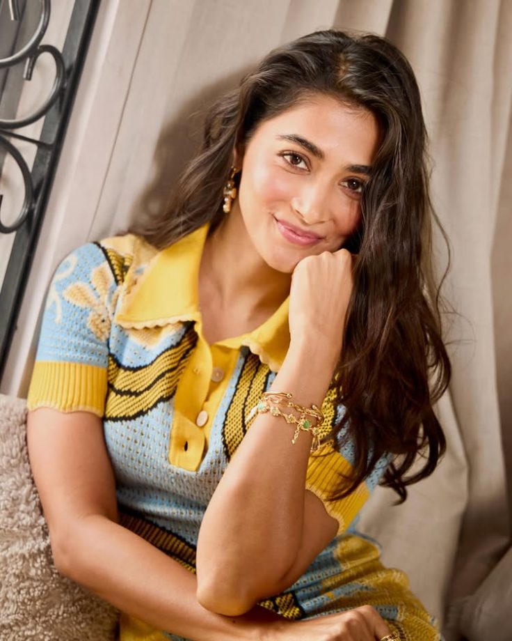 Pooja Hegde keeps it easy in a sunlit knit dress that feels like summer done right 997562