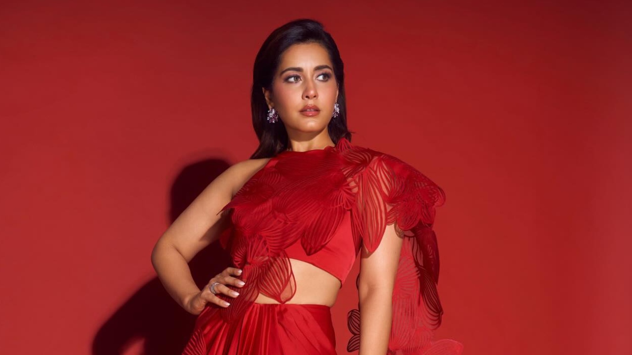 Raashii Khanna Drops Stunning Pictures In Head-To-Toe Red 998234