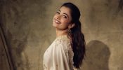 Rashmika Mandanna Brings Timeless Charm in Ivory Saree Look