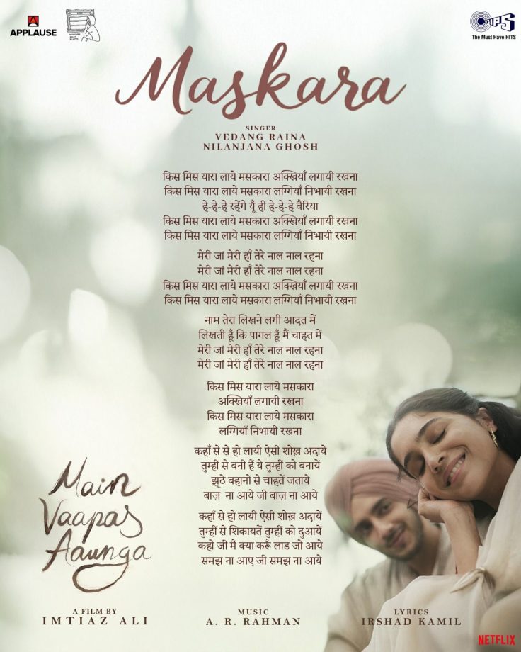 Sharvari and Vedang Bring Alive the Mischief of Romance in ‘Maskara’ 996293