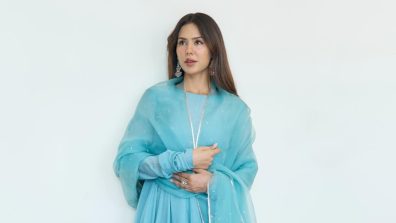 Sonam Bajwa Glows in a Soft Blue Ethnic Look