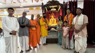 The team of Krishnavataram seeks blessings at ISKCON Dwarka and Banke Bihari Temple in Vrindavan