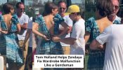 Tom Holland Helps Zendaya Fix Wardrobe Malfunction Like a Gentleman 995964