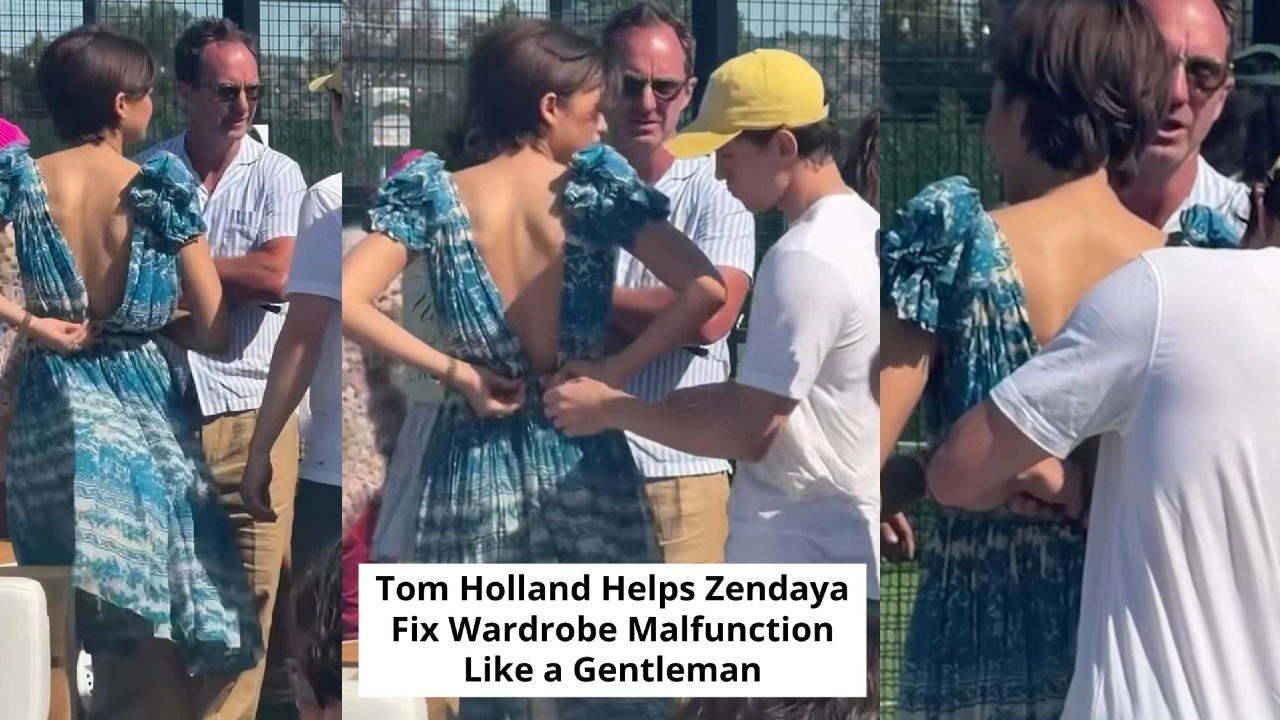 Tom Holland Helps Zendaya Fix Wardrobe Malfunction Like a Gentleman 995964