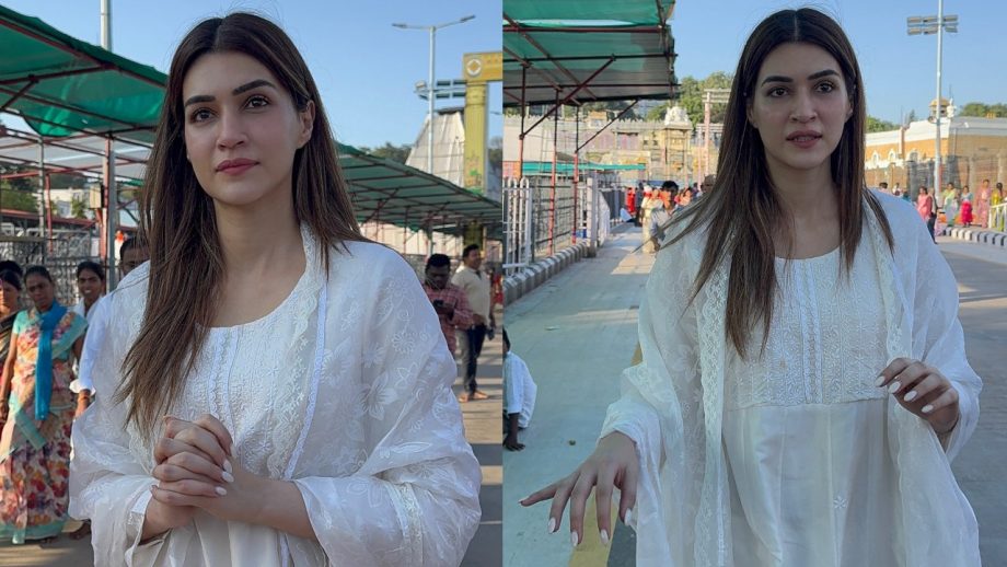 Ahead Of Cocktail 2 Release, Kriti Sanon Seeks Blessings At Tirupati Balaji Temple 999175