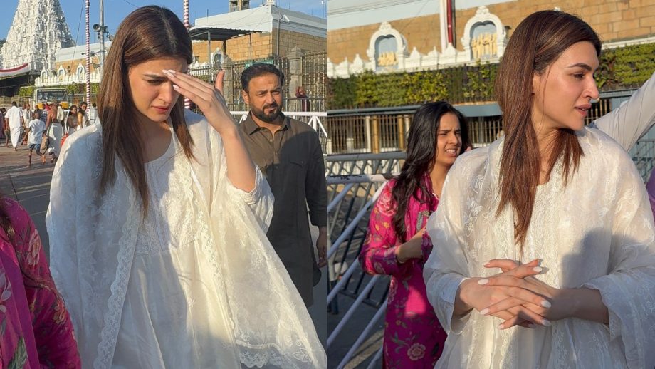 Ahead Of Cocktail 2 Release, Kriti Sanon Seeks Blessings At Tirupati Balaji Temple 999174