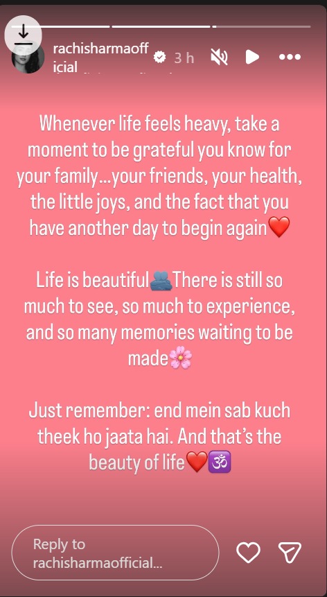 Amid Sanchita Ugale's Death, Rachi Sharma Speaks On Mental Health:
