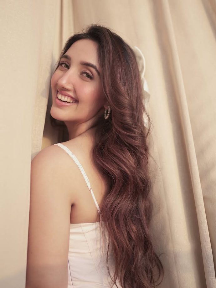 Ashnoor Kaur Glows in Dreamy White Corset Dress 1000115