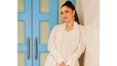Ankita Lokhande Embraces Timeless Ethnic Fashion in an White Anarkali Suit