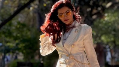 Rubina Dilaik Redefines Power Dressing in a Statement Ivory Ensemble