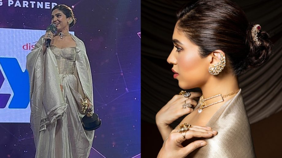 Bhumi Pednekar Commands Regal Glam in a Sculpted Gold Ensemble 1000744