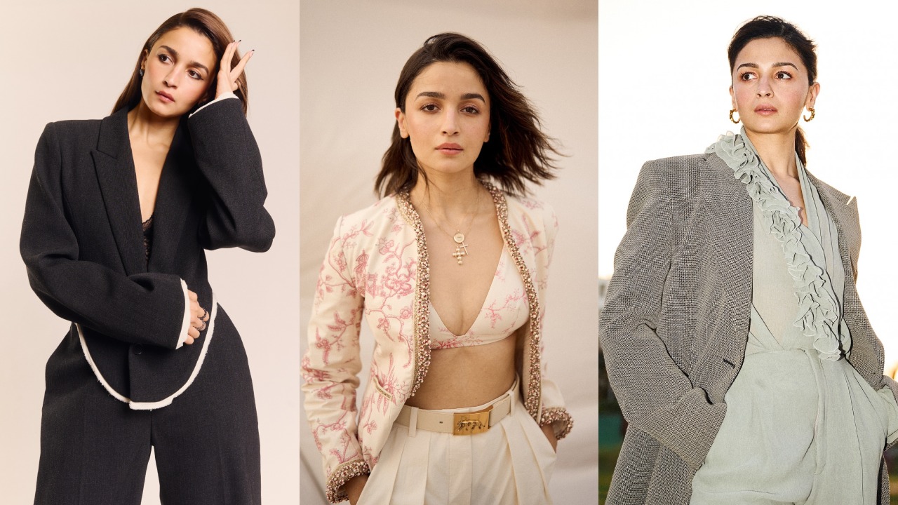 From Alia Bhatt’s Closet: 5 Ways to Make a Blazer Look Hotter With Bralettes and Lace Tops 1000939