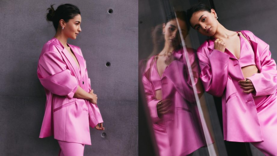 From Alia Bhatt’s Closet: 5 Ways to Make a Blazer Look Hotter With Bralettes and Lace Tops 1000932