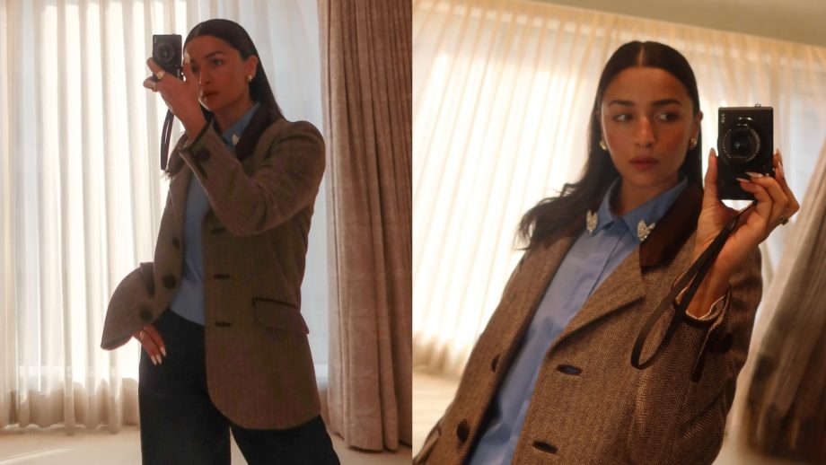 From Alia Bhatt’s Closet: 5 Ways to Make a Blazer Look Hotter With Bralettes and Lace Tops 1000934