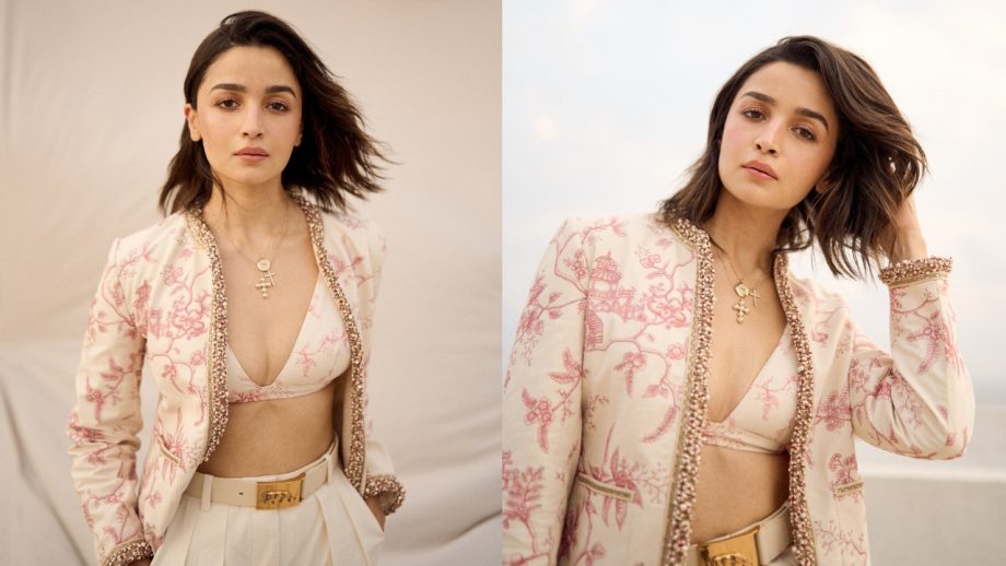 From Alia Bhatt’s Closet: 5 Ways to Make a Blazer Look Hotter With Bralettes and Lace Tops 1000936