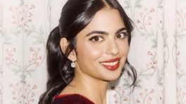Isha Ambani in Sculpted Red Ensemble at Serpentine Summer Party