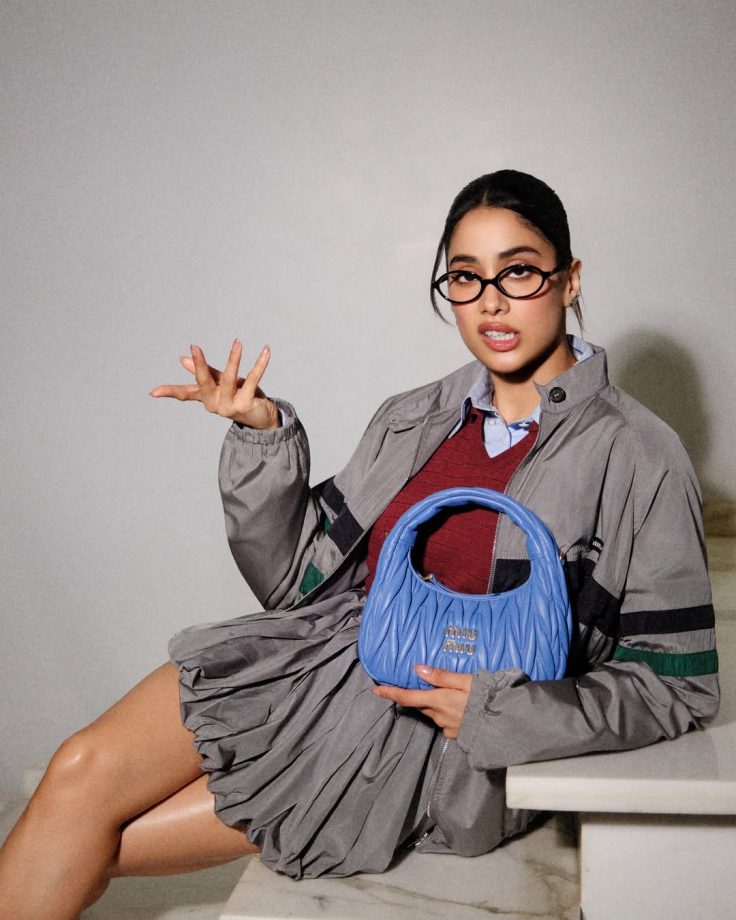 Janhvi Kapoor Masters High-Fashion Street Style With a Miu Miu Twist 999430