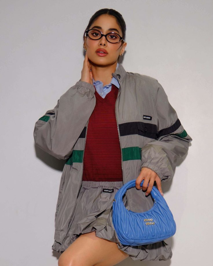 Janhvi Kapoor Masters High-Fashion Street Style With a Miu Miu Twist 999429