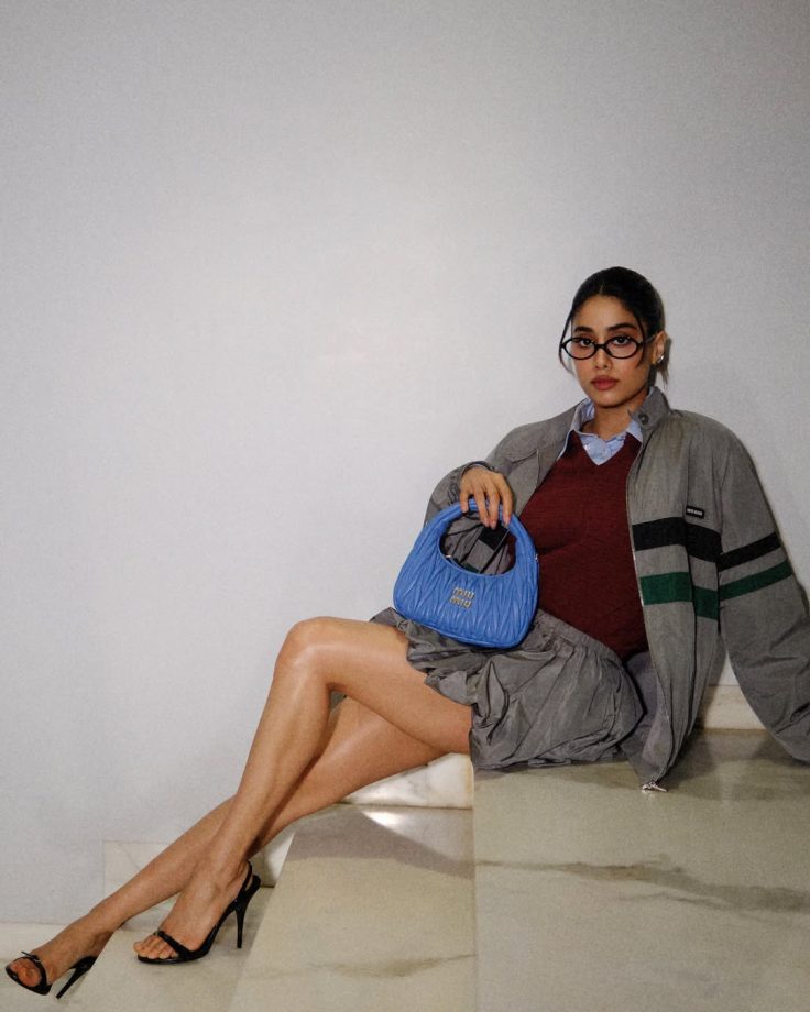 Janhvi Kapoor Masters High-Fashion Street Style With a Miu Miu Twist 999436