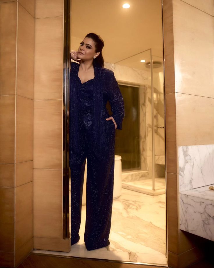 Kajol Shines in Purple Shimmer Co-ords, Serves Glam with a Personal Touch 1000817