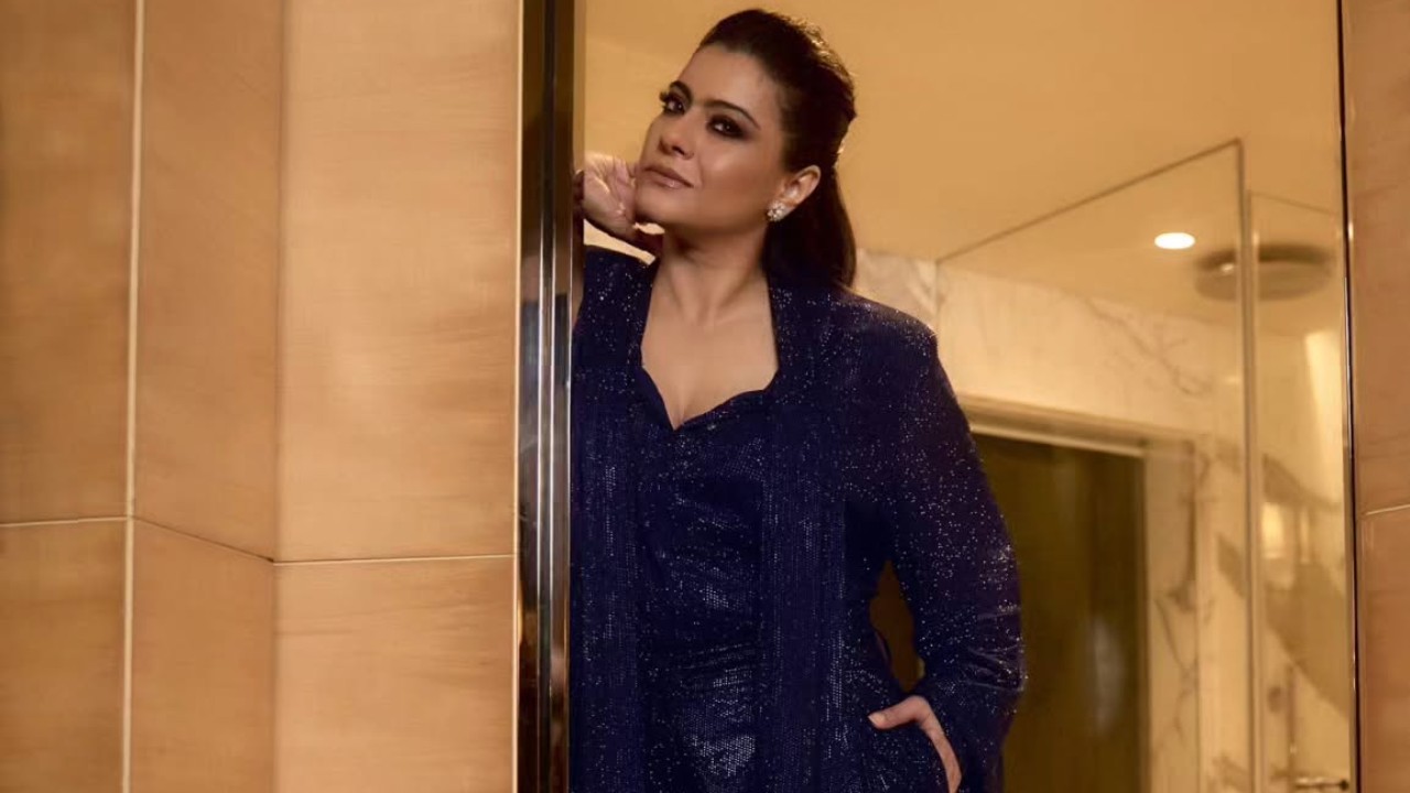 Kajol Shines in Purple Shimmer Co-ords, Serves Glam with a Personal Touch 1000823