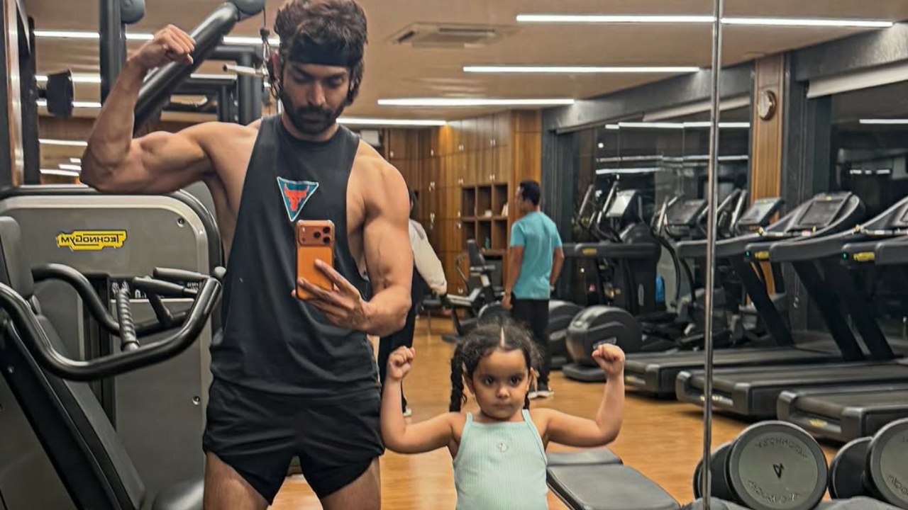 Like Father, Like Daughter: Gurmeet Choudhary Turns Inspiration For Daughter Lianna In Cute Gym Pic 1000132