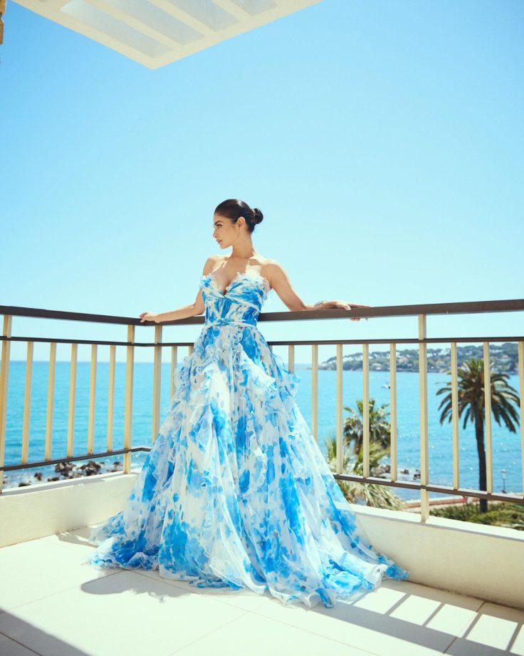 Mouni Roy Brings the French Riviera to Life in a Dreamy Blue Gown 999424